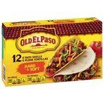 Old El Paso 6 Hard Taco Shells & 6 Soft Flour Tortillas 12Ct