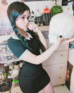 Soot_Sprite_o as Wednesday Adams 🖤 https://ift.tt/2PvaNA2