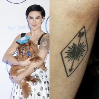 Rumer Willis Portrait Upper Arm Tattoo Steal Her Style