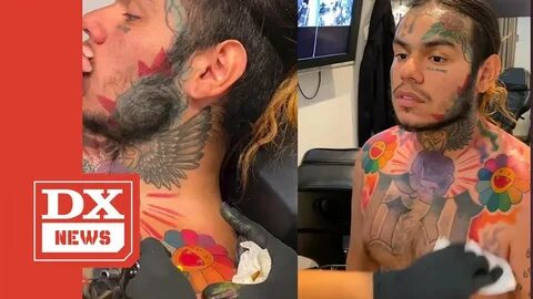 Bearded Tekashi 6ix9ine Shares New Tattoo Photo Through Akad