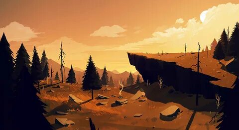 Цвета и формы Firewatch - как создавался визуальный стиль иг