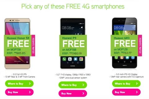 Sign up to a new MaxisONE plan, and get a smartphone for fre