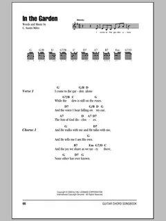 C. Austin Miles In The Garden Sheet Music Notes, Chords Down