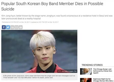 NBC Chicago mistakes BTS for SHINee in report about Jonghyun