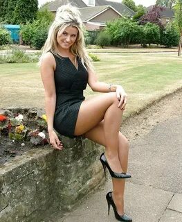 Nice legs milf