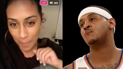 Carmelo Anthony's Mistress Baby MAMA Goes ON IG Live To Give