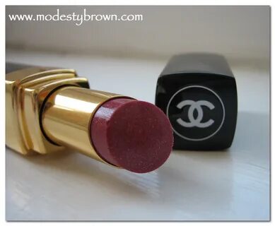 Modesty Brown: Chanel Rouge Coco Shine in Bonheur