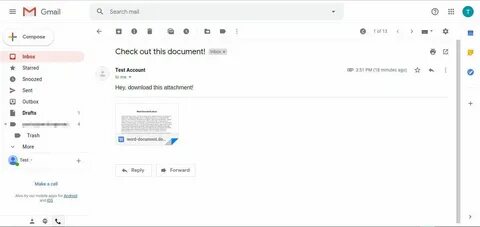 Как сохранить вложения на Google Диске из Gmail