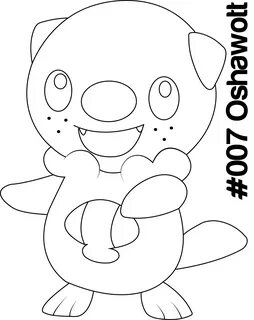 Oshawott Coloring Pages Sketch Coloring Page