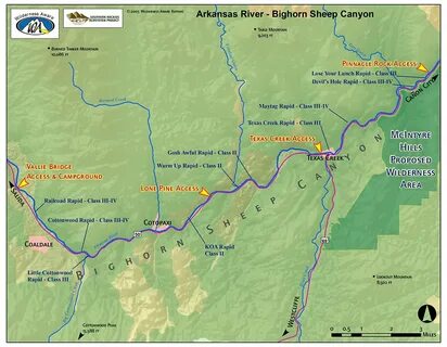 Arkansas River Colorado Rafting Maps Sections & Rapids Wilde