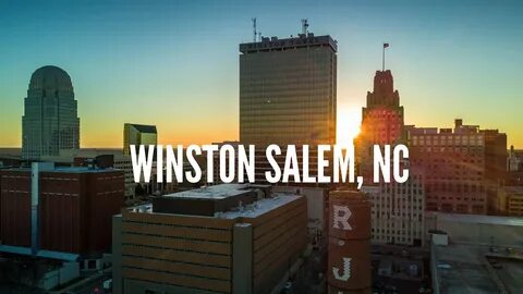 Downtown Winston Salem Sunset (4k) - YouTube