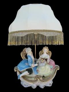 Capodimonte-USA Italian Imports Lamp, Antique lamps, Fine ce