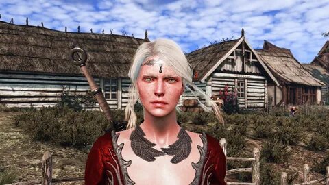 Ciri white eyebrows and freckles at The Witcher 3 Nexus - Mo