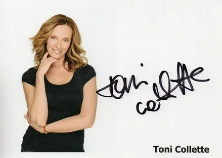 Kiwiautogal's Autographs: Toni Collette