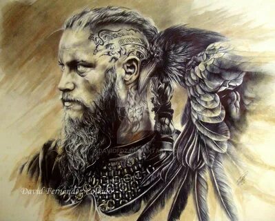 Ragnar Lodbrok by DavidFDZ on DeviantArt Tatouage nordique, 
