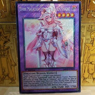 Dark Magician Girl The Dragon Knight Altered Art Near Mint Etsy.