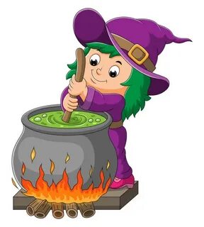 Pics For Witch Stirring Pot Сток видеоклипы - iStock