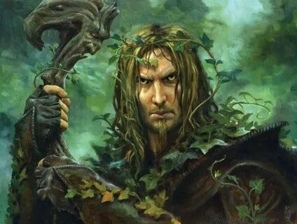 The Green Man! Druid, Fantasy, Wood elf