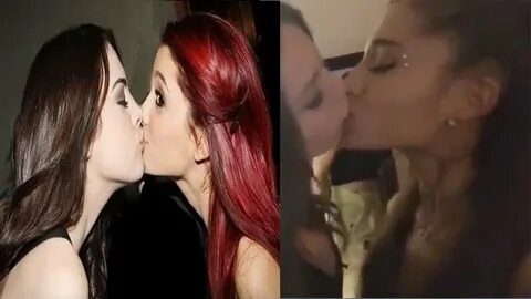 Ariana Grande besa en la boca a Liz Gillies - YouTube