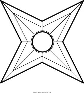 Download Shuriken Coloring Page - Sun Image For Drawing - Fu