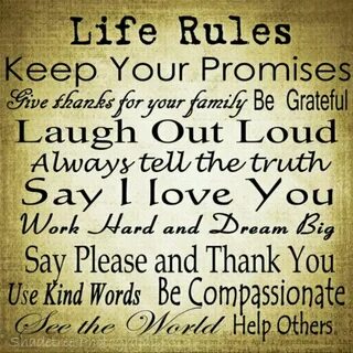 Pin by Cindy Ross on Thoughts and Quotes Life rules, Words, 