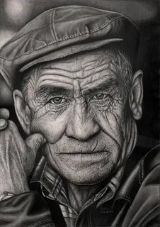 OLD MAN' graphite drawing by Pen-Tacular-Artist.deviantart.c