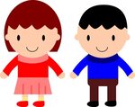 Boy And Girl Clipart Png - Girl And Boy Clip Art Transparent