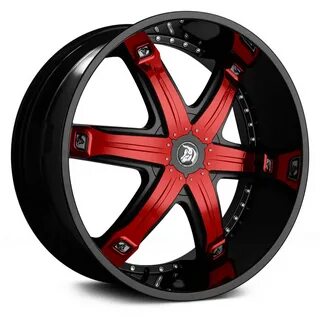 DIABLO ® FURY Wheels - Black with Inserts Rims - FUR-241BLNK