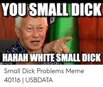 YOU SMALL DICK HAHAH WHITE SMALL DICK Memegenifr Small Dick 