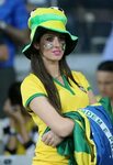 Hottest fans of the 2014 World Cup Hot football fans, Hot fa