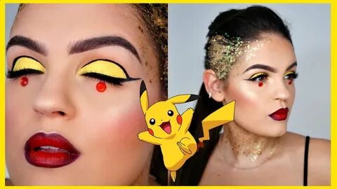 Pikachu Halloween Makeup - YouTube