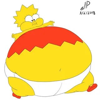 Lisa Simpson Big and Bloated by JuacoProductions -- Fur Affi
