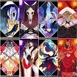 Major Arcana at the Ritual Arcanum, Character art, Anime