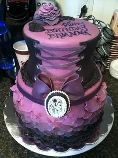 The Gothic Victorian Gothic wedding cake, Birthday cakes for