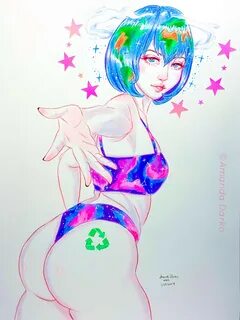 Dummy Thicc Earth Chan Earth-chan Know Your Meme