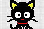 Black Cat Pixel Art Pixel art, Pixel art design, Art