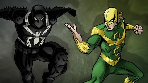 Ultimate Spiderman Iron Fist New Costume