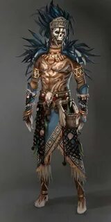 Epiphany Aztec warrior, Character portraits, Character art