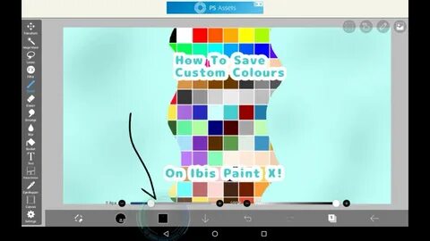 How To Save Custom Colours - Ibis Paint X - YouTube