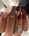 30 Stunning Burgundy Nail Designs You Should Try In 2021 - W