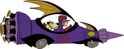 Picture - Mean Machine Wacky Races - (1221x484) Png Clipart 