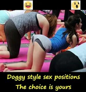 Doggy style sex positions. 