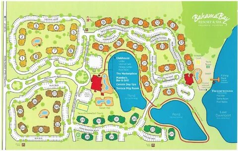 Bahama Bay Resort Orlando Map - Wyndham Resorts - Davenport 