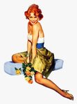 64730880 Albuell3 - Illustration Vintage Pin Up Graphics, HD