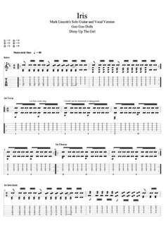 Iris Goo Goo Dolls Chords : Chord Iris Goo Goo Dolls - Chord