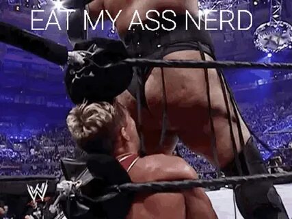 Wwe Eat My Ass Nerd GIF - Wwe Eat My Ass Nerd Face Ass - Des