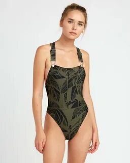 Army Green One Piece Swimsuit Online Sale, UP TO 52% OFF