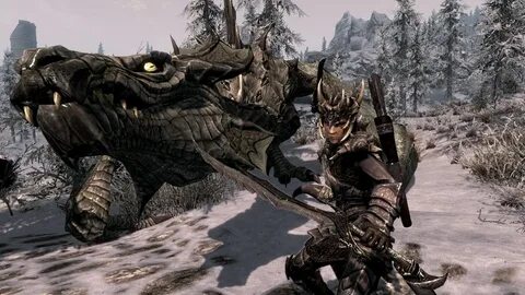 Dragon and Dragon Rider at Skyrim Nexus - Mods and Community.