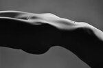 2465 Suspended Pelvis Black and White Nude Photograph by Chr