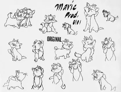 The AristoCats (1970) - Model Sheets & Production Drawings D